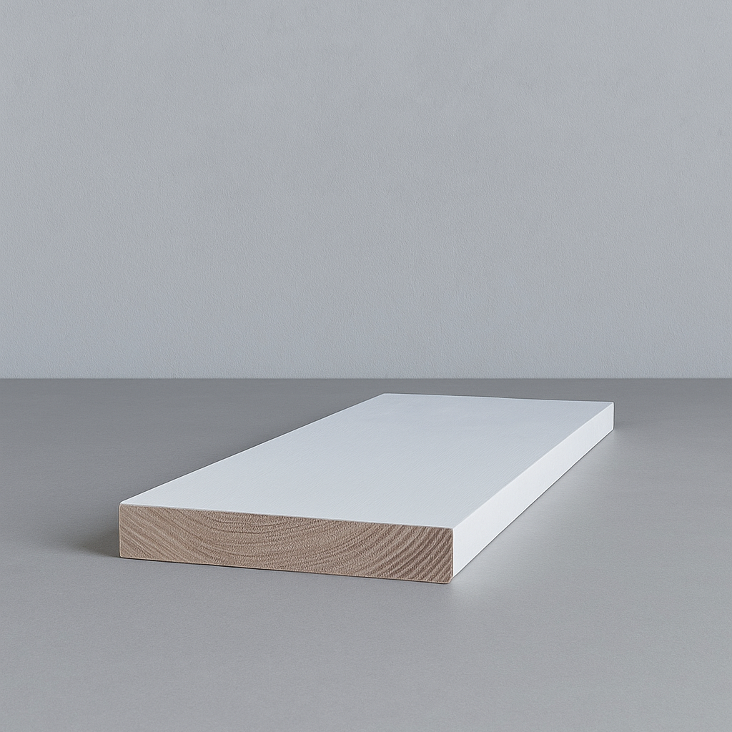 Finger-Jointed Primed Pine Board 1 in. x 6 in. x 8 ft.