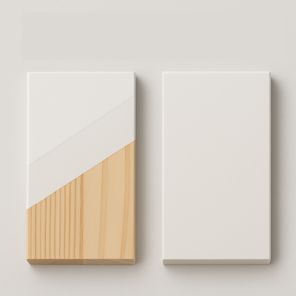 Finger-Jointed Primed Pine Board 1 in. x 6 in. x 8 ft.